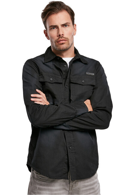 Brandit Hardee Denim Shirt black - 5XL