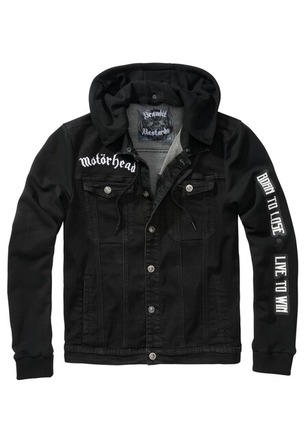 Brandit Motörhead Cradock Denimjacket black/black - M