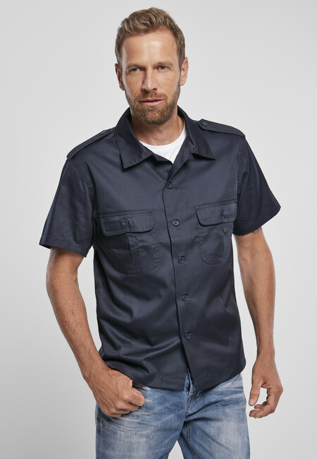 Brandit Short Sleeves US Shirt navy - S