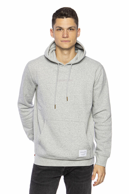 Mitchell & Ness sweatshirt Branded Essentials Hoodie grey/grey - M