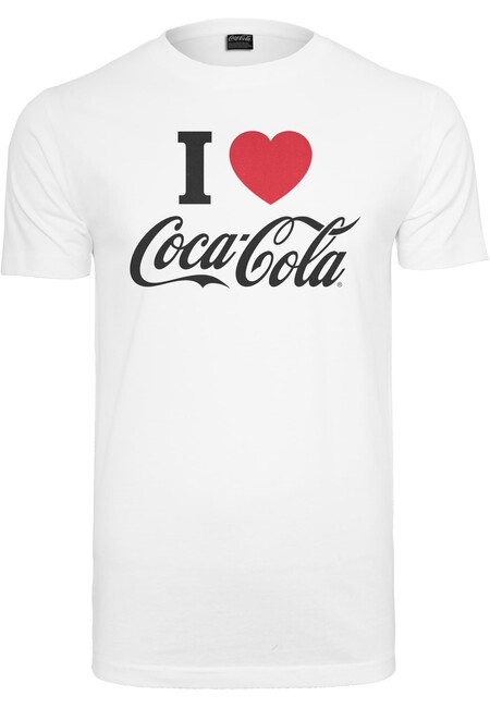 Mr. Tee Coca Cola I Love Coke Tee white - M