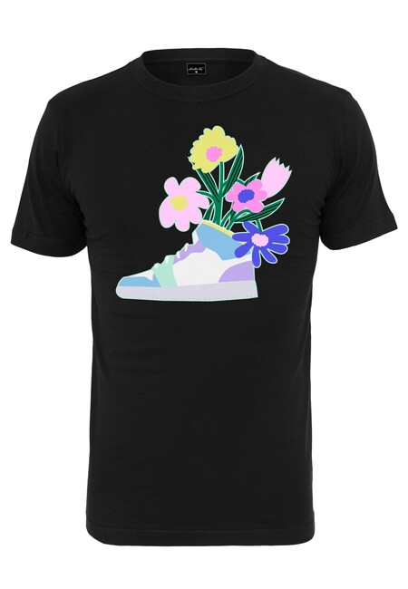 Mr. Tee Ladies Flower Sneaker Tee black - M