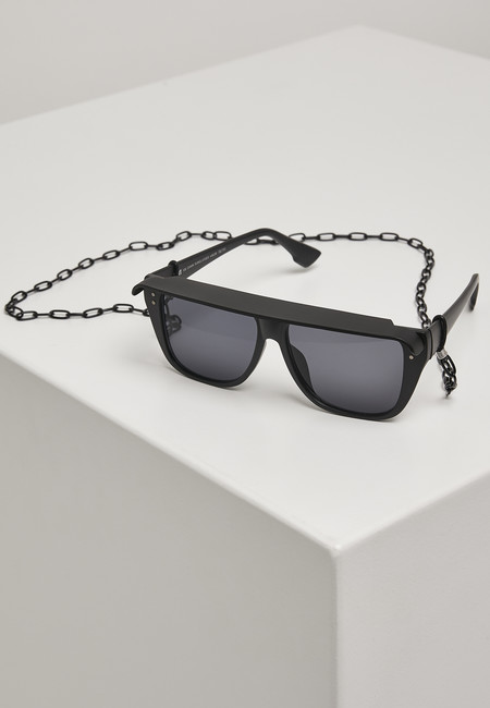 Urban Classics 108 Chain Sunglasses Visor black - UNI