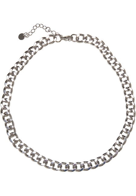 Urban Classics Big Saturn Basic Necklace silver - UNI