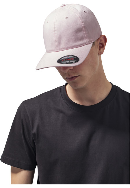 Urban Classics Flexfit Garment Washed Cotton Dad Hat pink - L/XL