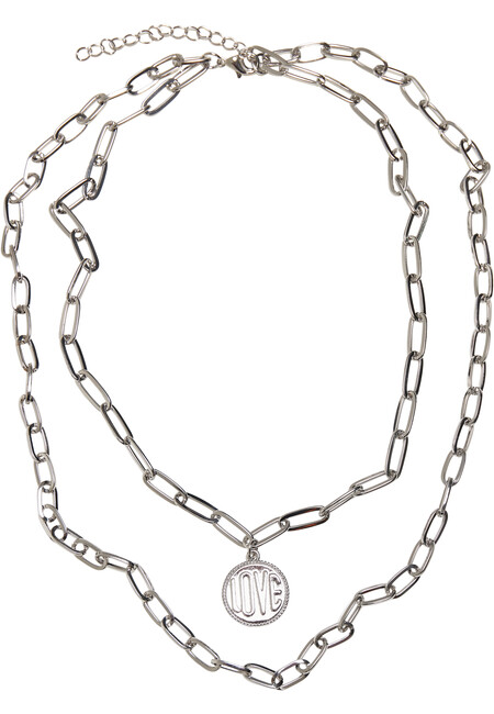 Urban Classics Love Basic Necklace silver - UNI