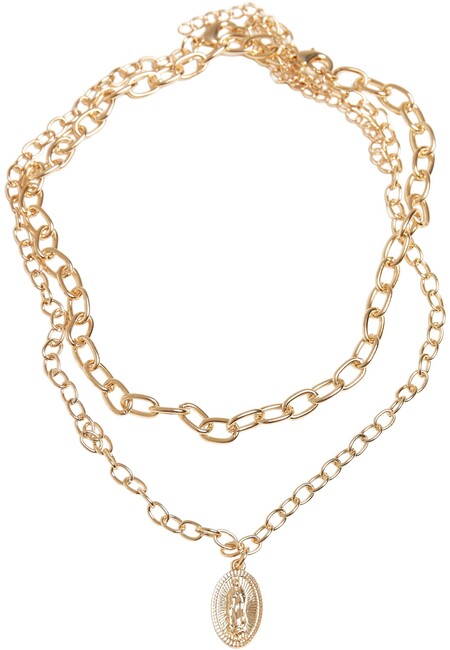 Urban Classics Madonna Layering Necklace gold - UNI