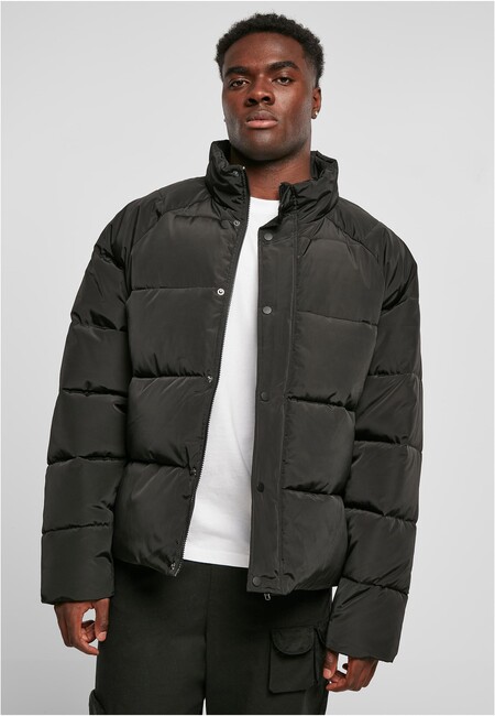 Urban Classics Raglan Puffer Jacket black - 4XL