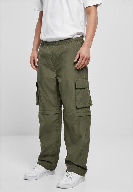 Urban Classics Zip Away Pants olive - 4XL