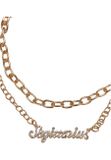 Urban Classics Diamond Zodiac Golden Necklace sagittarius