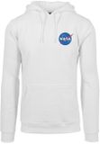 Mr. Tee NASA Insignia Logo EMB Hoody white