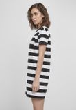 Urban Classics Ladies Stripe Boxy Tee Dress black/white