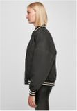 Urban Classics Ladies Oversized Recycled College Jacket black