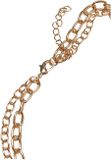 Urban Classics Diamond Zodiac Golden Necklace aquarius