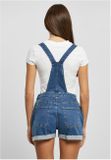 Urban Classics Ladies Organic Short Dungaree clearblue washed
