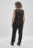 Urban Classics Ladies Lace Block Jumpsuit black