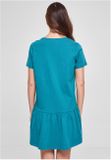 Urban Classics Ladies Valance Tee Dress watergreen