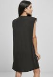 Urban Classics Ladies Modal Padded Shoulder Tank Dress black
