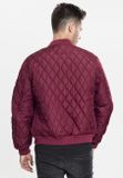 Urban Classics Diamond Quilt Nylon Jacket burgundy
