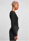 Urban Classics Ladies Rib Knit Longsleeve Body black