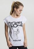 Mr. Tee Ladies My Chemical Romace Black Parade Cover Tee white