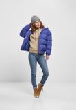 Urban Classics Ladies Hooded Puffer Jacket bluepurple