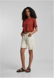 Urban Classics Ladies Organic Cotton Bermuda Pants whitesand