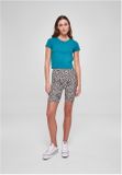 Urban Classics Ladies Stretch Jersey Cropped Tee watergreen
