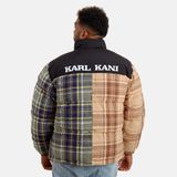 Zimná bunda Karl kani OG Flannel Block Puffer Jacket multicolor