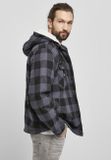 Brandit Lumberjacket hooded black/grey