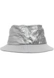 Urban Classics Crinkled Paper Bucket Hat silver