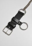 Urban Classics Chain Imitation Leather Belt black/silver