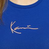 WMNS T-shirt KK Small Signature Paint Splatter Short Tee blue
