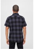 Brandit Checkshirt Halfsleeve black/grey