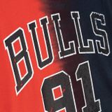 Mitchell &amp; Ness tank top Chicago Bulls Tie Dye Cotton N&amp;M Tank red/black