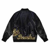 Mitchell &amp; Ness Los Angeles Lakers Big Face 4.0 Satin Jacket black