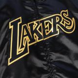 Mitchell &amp; Ness Los Angeles Lakers Big Face 4.0 Satin Jacket black