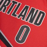 Mitchell &amp; Ness Portland Trail Blazers #0 Damian Lillard Alternate Jersey red