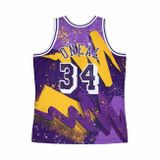 Mitchell &amp; Ness Los Angeles Lakers #34 Shaquille O&#039;Neal Hyper Hoops Swingman Jersey purple