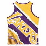 Mitchell &amp; Ness tank top Los Angeles Lakers Jumbotron 2.0 Sublimated Tank purple/yellow