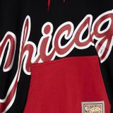 Mitchell &amp; Ness sweatshirt Chicago Bulls Big Face Hoodie 5.0 black/red