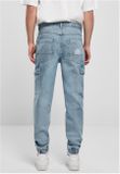 Southpole Denim With Cargo Pockets retro l.blue destroyed washed