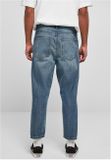 Urban Classics Cropped Tapered Jeans middeepblue