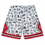 Mitchell &amp; Ness shorts Chicago Bulls Doodle Swingman Shorts white
