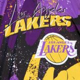 Mitchell &amp; Ness Los Angeles Lakers Hyper Hoops Moto Longsleeve purple