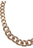 Urban Classics Comet Crystal Necklace gold