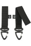 Brandit Belt and Molle Loop Carabiner 2 Pack black
