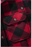 Brandit Jeff Fleece Shirt Long Sleeve red/black