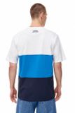 Mass Denim Zone T-shirt white/blue/navy