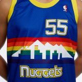 Mitchell &amp; Ness Denver Nuggets #55 Dikembe Mutombo blue Swingman Jersey